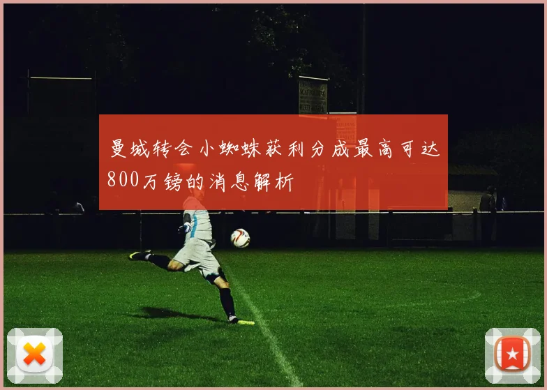 曼城转会小蜘蛛获利分成最高可达800万镑的消息解析