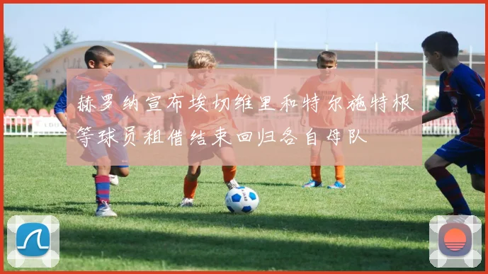 赫罗纳宣布埃切维里和特尔施特根等球员租借结束回归各自母队